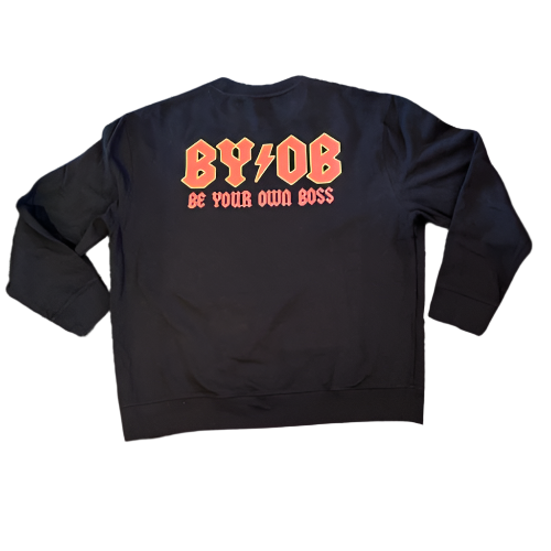 Real1 Drippy Heart X B.Y.O.B Crewneck