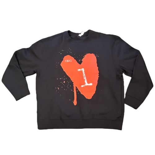 Real1 Drippy Heart X B.Y.O.B Crewneck